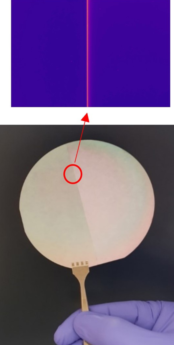 Thermal emission interface film