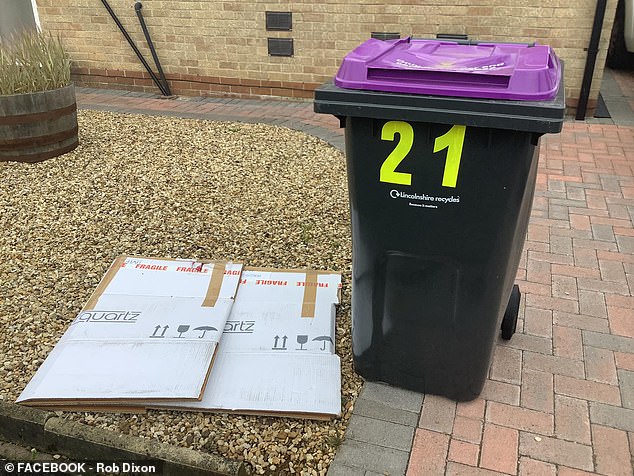 Since earlier this week, residents who had not filled two recycling bins with the correct contents were surprised to find that bin crews had attached warning labels to their uncollected waste.